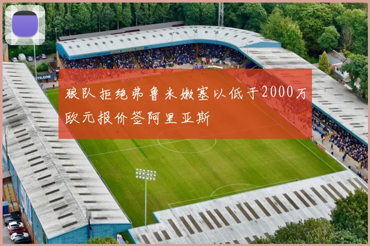 狼队拒绝弗鲁米嫩塞以低于2000万欧元报价签阿里亚斯